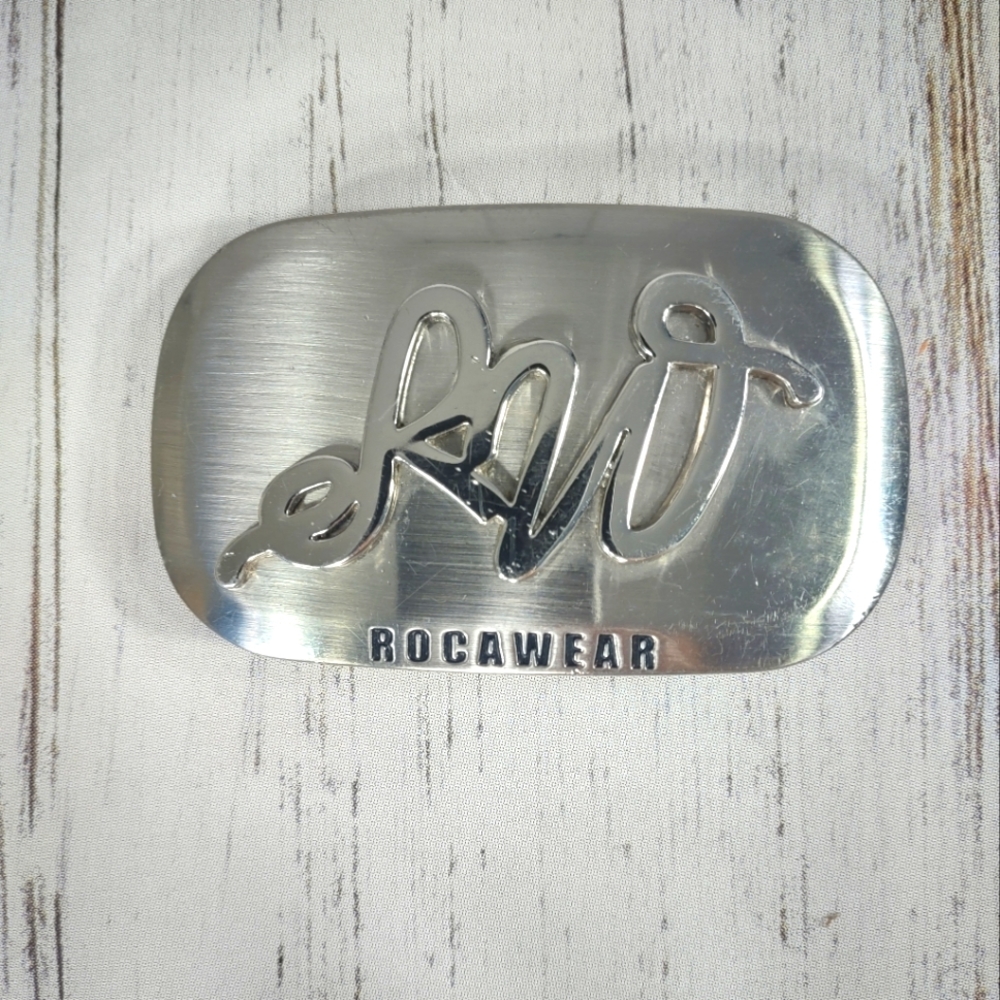 RocaWear Script RW Belt Buckle